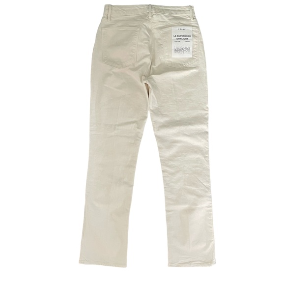 New Frame Le Super High Rise straight jean in au natural size 30 - Picture 10 of 14